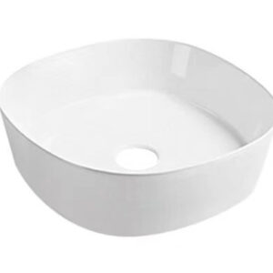 Sofia waskom rond 44 x 44 x 13,5 cm keramiek glans wit