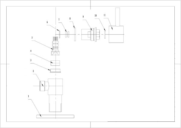 Minimal hoekstopkraan 1/2"x1/2" chroom