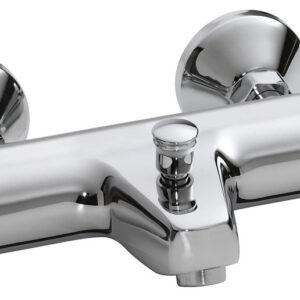 Universele thermostatische badmengkraan chroom