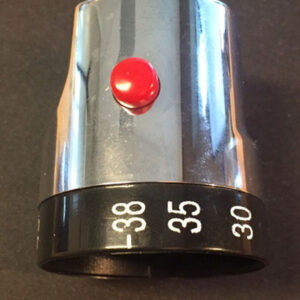 Universal losse thermostaat knop chroom