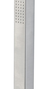 304 staafhanddouche 1 stand vierkant geborsteld RVS