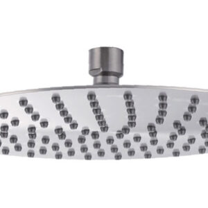 304 hoofddouche rond 20 cm geborsteld RVS