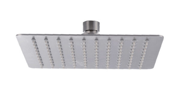 24.3804.jpg 304 hoofddouche vierkant 20 cm geborsteld RVS