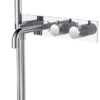 Style badthermostaat muur inbouw chroom