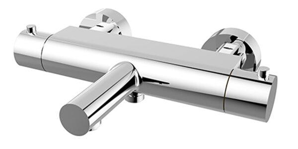 Style thermostatische badmengkraan cooltouch chroom PVD