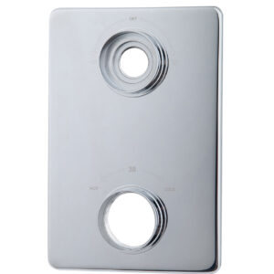 Caral verlengset afbouwdeel 2 weg chroom