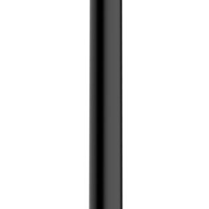 UniMatch douchearm met plafondbevestiging 20 cm mat zwart