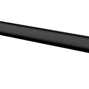 UniMatch douchearm recht met muurbevestiging 45 cm mat zwart