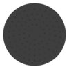 UniMatch hoofddouche rond 20 x 1,2 cm mat zwart