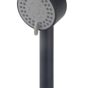 UniMatch Cadans handdouche 3 standen Ø 8 cm mat zwart