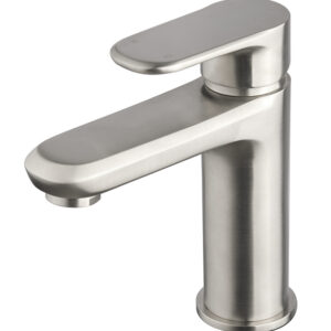 Trop wastafelkraan geborsteld staal PVD