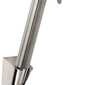 UniMatch Cadans handdoucheset met handdouche 3 standen Ø 8 cm, doucheslang en wandhouder kantelbaar geborsteld staal