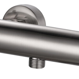 Rio thermostatische douchemengkraan 12 cm geborsteld staal