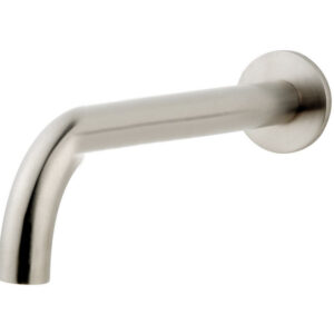 Caral baduitloop rond 25 cm 1/2'' geborsteld staal PVD