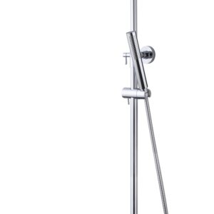 Caral thermostatische regendoucheset opbouw chroom