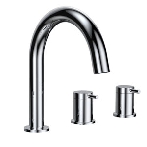 Caral badrandcombinatie 5 gats chroom