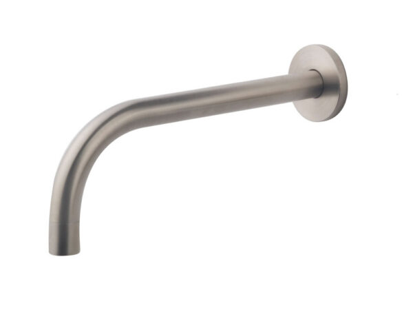 29.4035.jpg Slim 18mm uitloop rond 20cm 1/2" geborsteld staal PVD