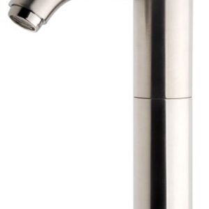 Cimara wastafelkraan hoog geborsteld staal PVD