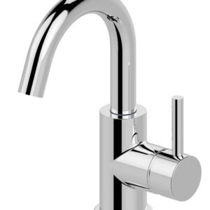 Caral wastafelkraan met draaibare uitloop chroom