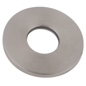 Caral rozet uitloop eenhendel wastafelkraan 65 mm geborsteld staal PVD