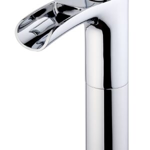 Alegra wastafelkraan waterval hoog chroom