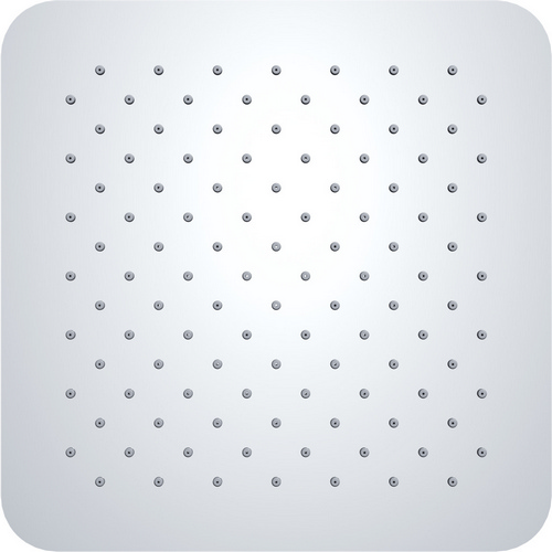 Ufo hoofddouche vierkant 30 cm RVS PVD