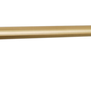 UniMatch douchearm met muurbevestiging 45 cm geborsteld messing PVD