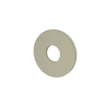 Caral rozet uitloop eenhendel wastafelkraan 75 mm geborsteld staal PVD