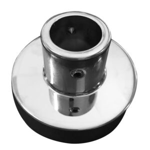 Caral muurplaat voor thermostatische regendoucheset opbouw chroom