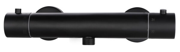 Rio thermostatische douchemengkraan 15 cm mat zwart