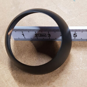 Caral kapje achter hendel inbouwkraan mat zwart