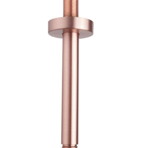UniMatch douchearm met plafondbevestiging 15 cm geborsteld koper