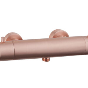 Caral Cool Touch thermostatische douchemengkraan geborsteld koper