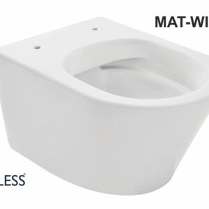 Vesta wandcloset rimless mat wit