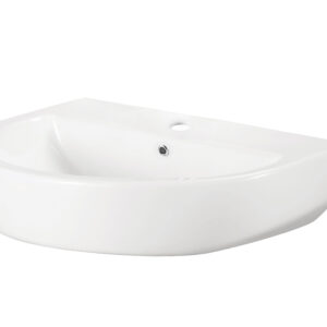 Fold wastafel 60 x 45 cm glans wit