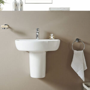 Fold sifonkap glans wit