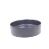 Link waskom rond 40 x 12 cm keramiek mat zwart