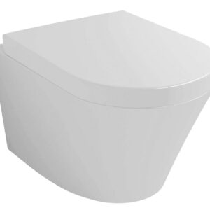 Vesta wandcloset met Vesta toiletzitting softclose en quick release glans wit