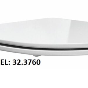 Flatline toiletzitting softclose en quick release glans wit