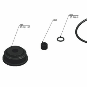 universele afdichtingset tbv vlotterkraan