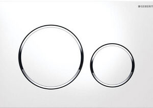 Geberit Sigma 20 drukplaat wit/glans/wit