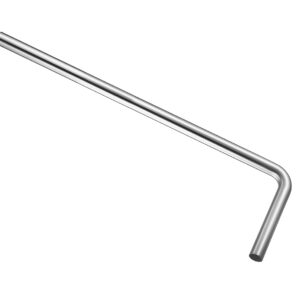 33.3552.jpg UniMatch vloerbuis 75 x 22 x 3,2 cm geborsteld staal