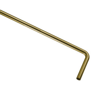 UniMatch vloerbuis 75 x 22 x 3,2 cm geborsteld messing PVD