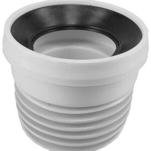 Closet-aansluitstukken 110x100 wit Recht