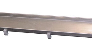 Tegelrooster voor douchegoot 100 x 7 cm RVS