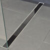 33.4137202.jpg Wiesbaden glasrooster voor douchegoot 110 x 7 cm glanzend zwart