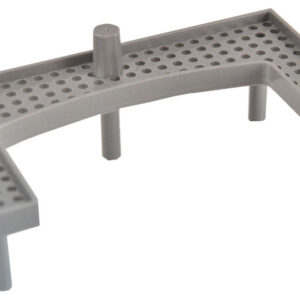 Haarfilter voor douchegoot kunststof grijs