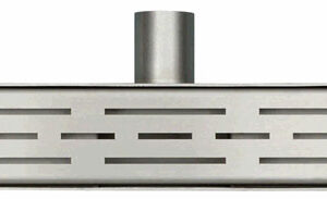 Eco douchegoot met rooster 60 x 7 cm RVS