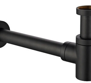 UniMatch fonteinsifon 5/4" x 32 mm mat zwart