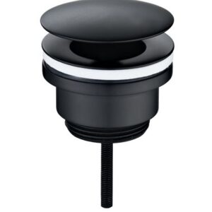 UniMatch open afvoerplug 5/4'' mat zwart